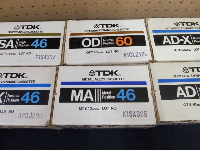 TDKメタルテープ・カセットテープ