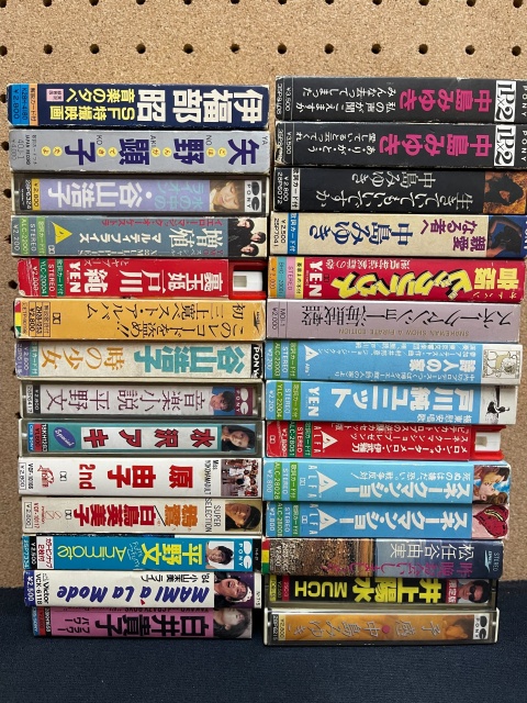 昔のカセットテープを大量買い取りしました【中島みゆき】｜松田書店