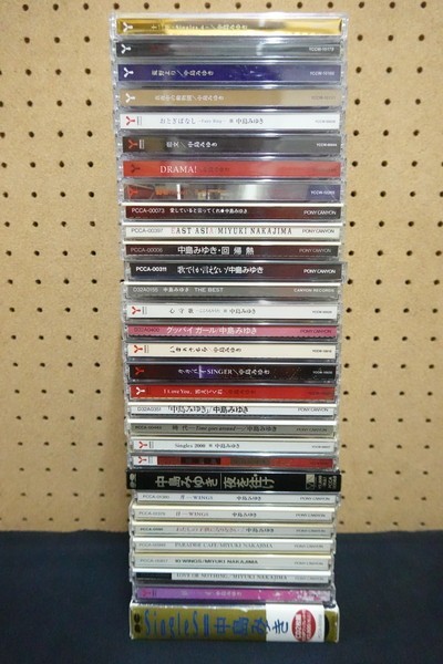 中島みゆき CD 31枚まとめてセット 荒野より 恋文 回帰熱 いまのきもち 時代 シングルス2 他